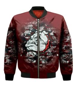 Alabama A&M Bulldogs Bomber Jacket 3D Printed Camouflage Vintage - livanniespoon Store