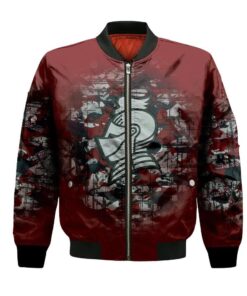 Bellarmine Knights Bomber Jacket 3D Printed Camouflage Vintage - livanniespoon Store