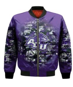Abilene Christian Wildcats Bomber Jacket 3D Printed Camouflage Vintage - livanniespoon Store