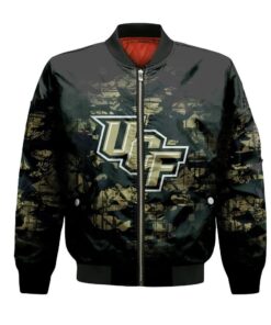 Central Florida Knights Bomber Jacket 3D Printed Camouflage Vintage - livanniespoon Store