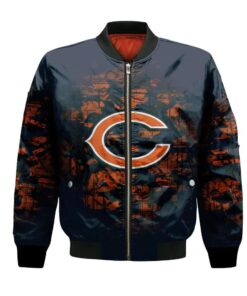 Chicago Bears Bomber Jacket 3D Printed Camouflage Vintage - livanniespoon Store