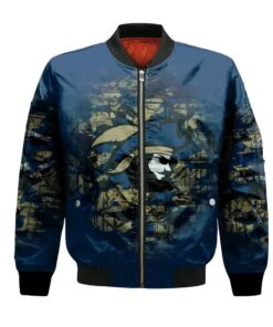 Charleston Southern Buccaneers Bomber Jacket 3D Printed Camouflage Vintage - livanniespoon Store