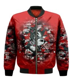 Boston University Terriers Bomber Jacket 3D Printed Camouflage Vintage - livanniespoon Store