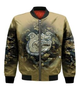 Bryant Bulldogs Bomber Jacket 3D Printed Camouflage Vintage - livanniespoon Store