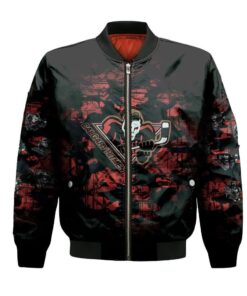 Calgary Hitmen Bomber Jacket 3D Printed Camouflage Vintage - livanniespoon Store