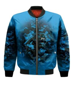 Carolina Panthers Bomber Jacket 3D Printed Camouflage Vintage - livanniespoon Store