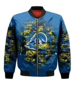 Delaware Blue Hens Bomber Jacket 3D Printed Camouflage Vintage - livanniespoon Store