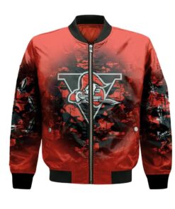 Drummondville Voltigeurs Bomber Jacket 3D Printed Camouflage Vintage - livanniespoon Store