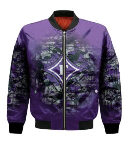 Furman Paladins Bomber Jacket 3D Printed Camouflage Vintage - livanniespoon Store