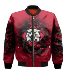 Davidson Wildcats Bomber Jacket 3D Printed Camouflage Vintage - livanniespoon Store