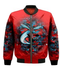 Delaware State Hornets Bomber Jacket 3D Printed Camouflage Vintage - livanniespoon Store