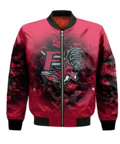 Fairfield Stags Bomber Jacket 3D Printed Camouflage Vintage - livanniespoon Store