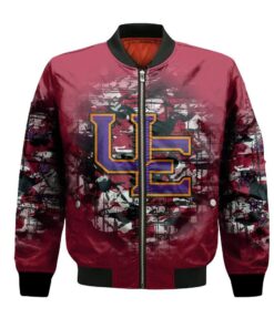 Evansville Purple Aces Bomber Jacket 3D Printed Camouflage Vintage - livanniespoon Store