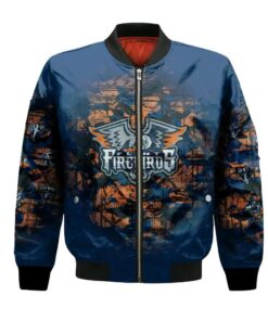 Flint Firebirds Bomber Jacket 3D Printed Camouflage Vintage - livanniespoon Store