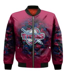 Detroit Mercy Titans Bomber Jacket 3D Printed Camouflage Vintage - livanniespoon Store