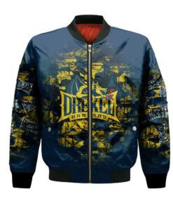Drexel Dragons Bomber Jacket 3D Printed Camouflage Vintage - livanniespoon Store