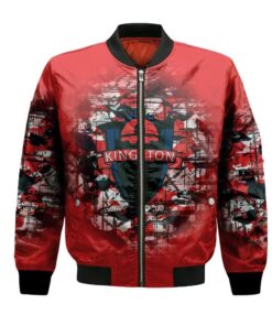 Kingston Fc Bomber Jacket 3D Printed Camouflage Vintage - livanniespoon Store