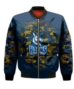 Lethbridge Pronghorns Bomber Jacket 3D Printed Camouflage Vintage - livanniespoon Store