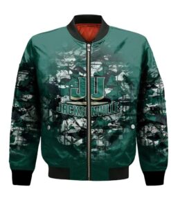 Jacksonville Dolphins Bomber Jacket 3D Printed Camouflage Vintage - livanniespoon Store