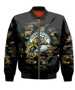 Hamilton Tiger-Cats Bomber Jacket 3D Printed Camouflage Vintage - livanniespoon Store