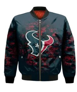 Houston Texans Bomber Jacket 3D Printed Camouflage Vintage - livanniespoon Store