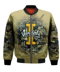 Idaho Vandals Bomber Jacket 3D Printed Camouflage Vintage - livanniespoon Store