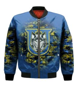 Lakehead Thunderwolves Bomber Jacket 3D Printed Camouflage Vintage - livanniespoon Store