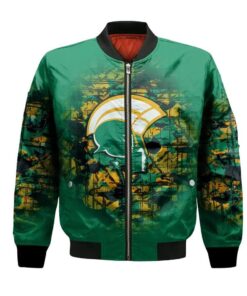 Norfolk State Spartans Bomber Jacket 3D Printed Camouflage Vintage - livanniespoon Store