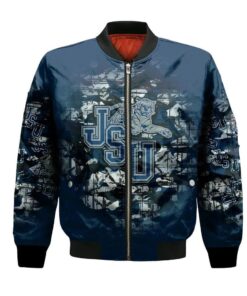 Jackson State Tigers Bomber Jacket 3D Printed Camouflage Vintage - livanniespoon Store
