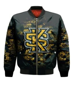 Kennesaw State Owls Bomber Jacket 3D Printed Camouflage Vintage - livanniespoon Store