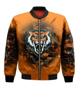Idaho State Bengals Bomber Jacket 3D Printed Camouflage Vintage - livanniespoon Store
