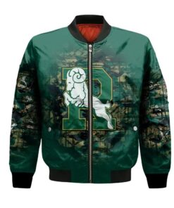 Regina Rams Bomber Jacket 3D Printed Camouflage Vintage - livanniespoon Store