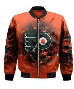 Philadelphia Flyers Bomber Jacket 3D Printed Camouflage Vintage - livanniespoon Store
