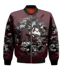 Saint Marys Huskies Bomber Jacket 3D Printed Camouflage Vintage - livanniespoon Store