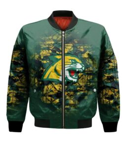 Northern Michigan Wildcats Bomber Jacket 3D Printed Camouflage Vintage - livanniespoon Store