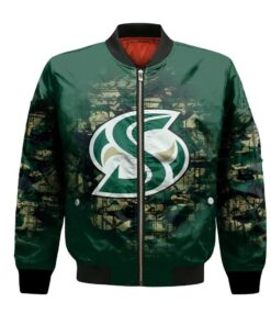 Sacramento State Hornets Bomber Jacket 3D Printed Camouflage Vintage - livanniespoon Store