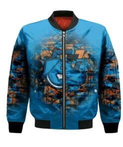 Ontario Tech Ridgebacks Bomber Jacket 3D Printed Camouflage Vintage - livanniespoon Store