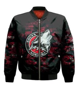 Rouyn-Noranda Huskies Bomber Jacket 3D Printed Camouflage Vintage - livanniespoon Store