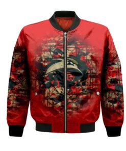 Siu Edwardsville Cougars Bomber Jacket 3D Printed Camouflage Vintage - livanniespoon Store