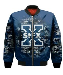St. Francis Xavier X-Men Bomber Jacket 3D Printed Camouflage Vintage - livanniespoon Store