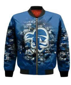 Seton Hall Pirates Bomber Jacket 3D Printed Camouflage Vintage - livanniespoon Store