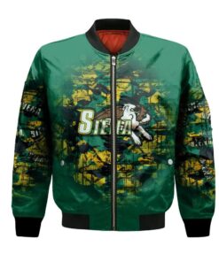 Siena Saints Bomber Jacket 3D Printed Camouflage Vintage - livanniespoon Store