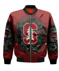 Stanford Cardinal Bomber Jacket 3D Printed Camouflage Vintage - livanniespoon Store