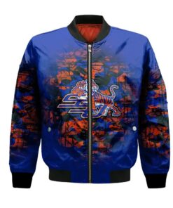 Savannah State Tigers Bomber Jacket 3D Printed Camouflage Vintage - livanniespoon Store