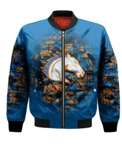 Texas-Arlington Mavericks Bomber Jacket 3D Printed Camouflage Vintage - livanniespoon Store