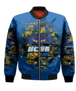Uc Santa Barbara Gauchos Bomber Jacket 3D Printed Camouflage Vintage - livanniespoon Store