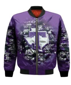 Tarleton State Texans Bomber Jacket 3D Printed Camouflage Vintage - livanniespoon Store