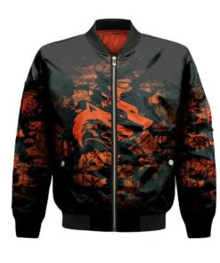 Thompson Rivers Wolfpack Bomber Jacket 3D Printed Camouflage Vintage - livanniespoon Store