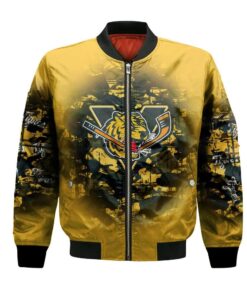 Victoriaville Tigres Bomber Jacket 3D Printed Camouflage Vintage - livanniespoon Store