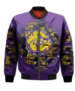 Western Illinois Leathernecks Bomber Jacket 3D Printed Camouflage Vintage - livanniespoon Store